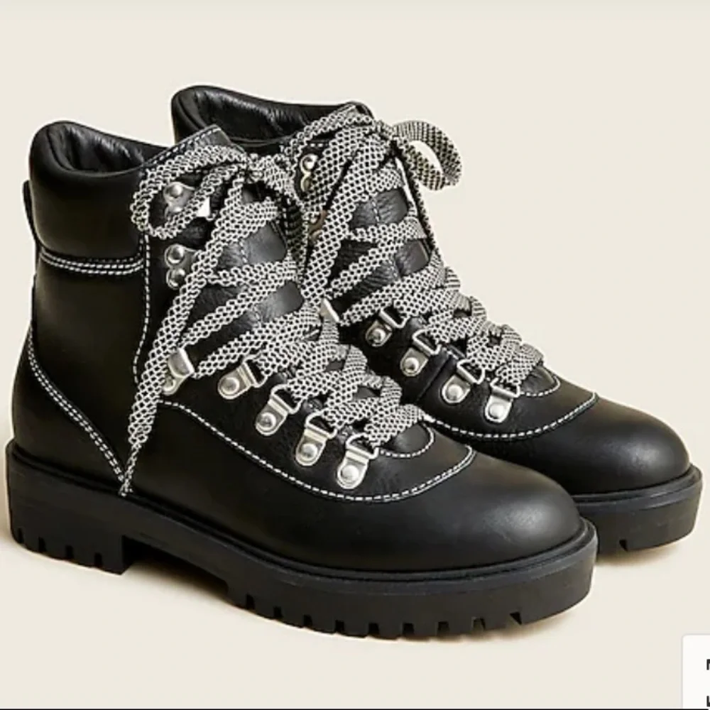 J. Crew Leather Nordic Hiking Boots - Picture 9 of 14